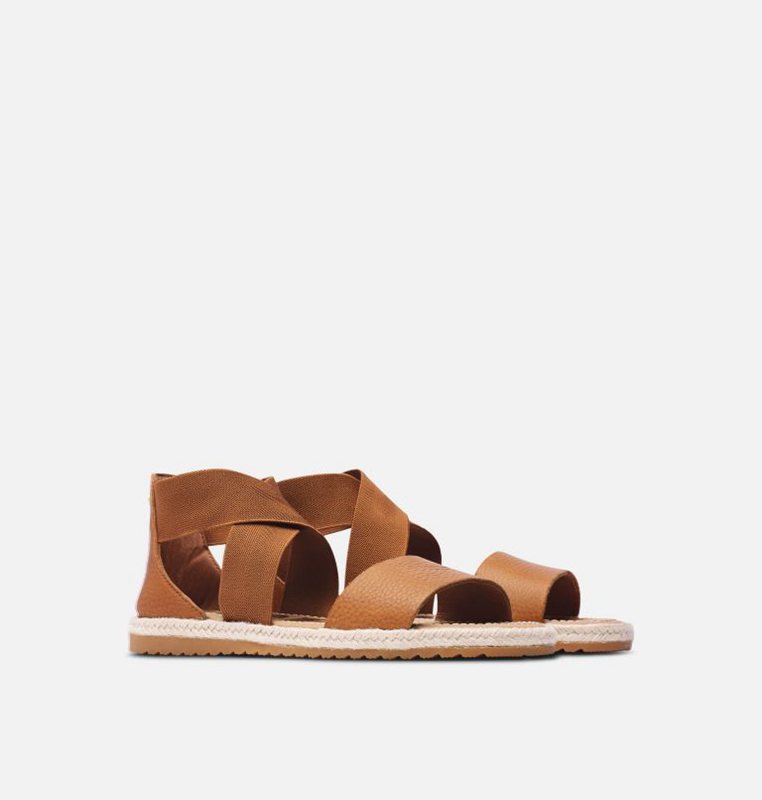 Sorel Dam Sandaler Brun - Ella™ Jute Flat - XFO-956703